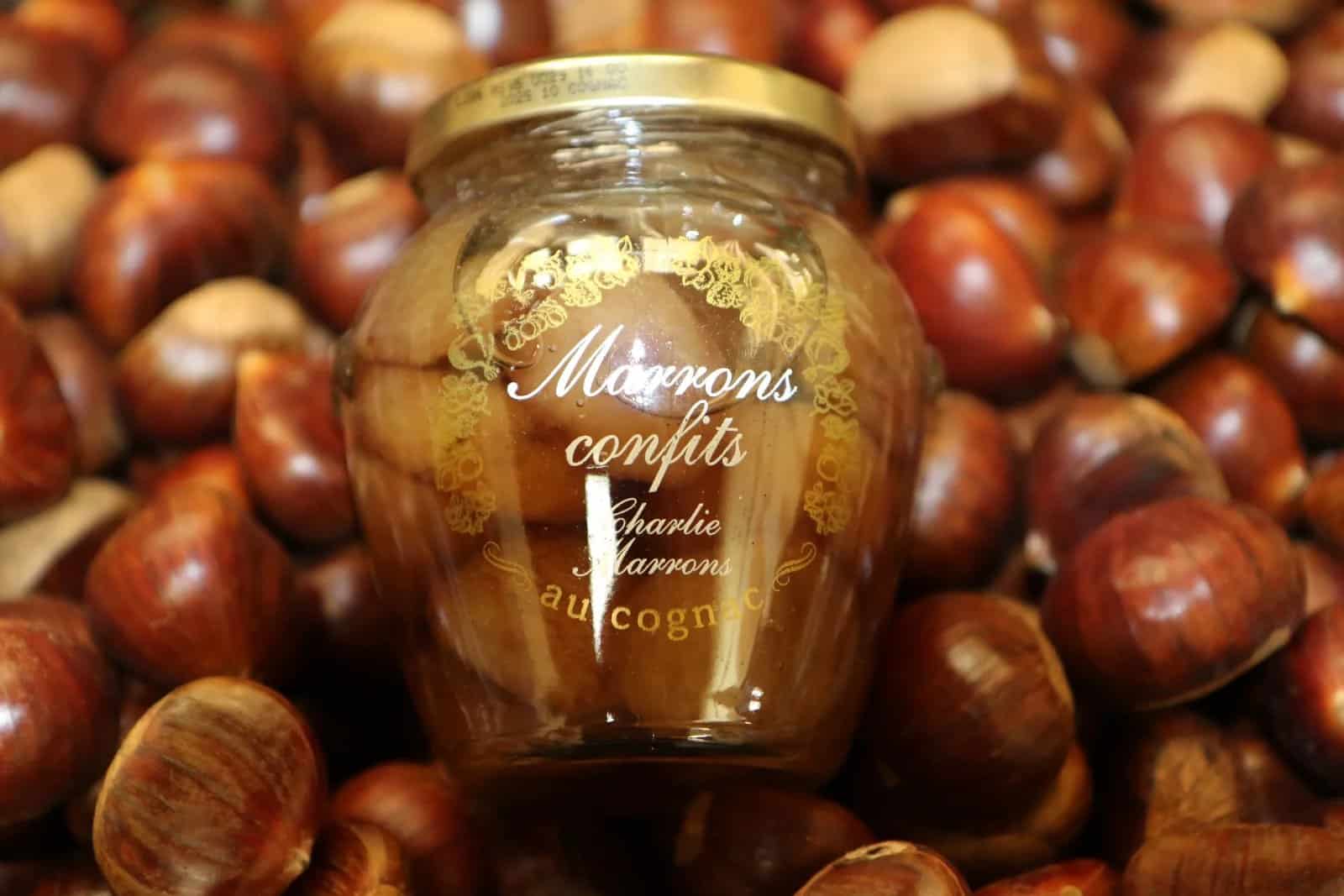 Marrons confits au cognac